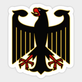 DEUTSCHLAND. GERMANY COAT OF ARMS. SAMER BRASIL Sticker